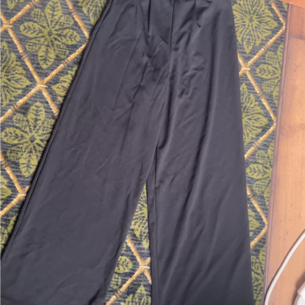 ASOS Wide-Leg Black Palazzo Pants